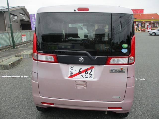 スペーシア Ｘ　ＣＶＴ＆アイドリングストップ　社外ナビ＆テレビ　ブルートゥース　左パワースライドドア　プッシュスタート　社外１４インチアルミホイール＆新品タイヤ４本　オートエアコン　電動格納ドアミラー　ＥＴＣ付き（5枚目）