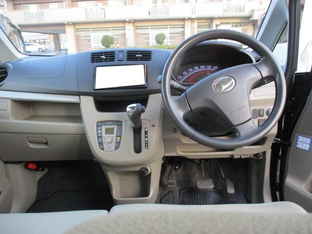 ムーヴ Ｘ　ＳＡ　ＣＶＴ＆エコアイドル　スマートアシストブレーキ　社外ナビ＆テレビ　プッシュスタート　１４アルミ＆新品タイヤ４本　スマートキー　オートエアコン　ＬＥＤヘッドライト　リアスモークガラス　電動格納ドアミラー（9枚目）