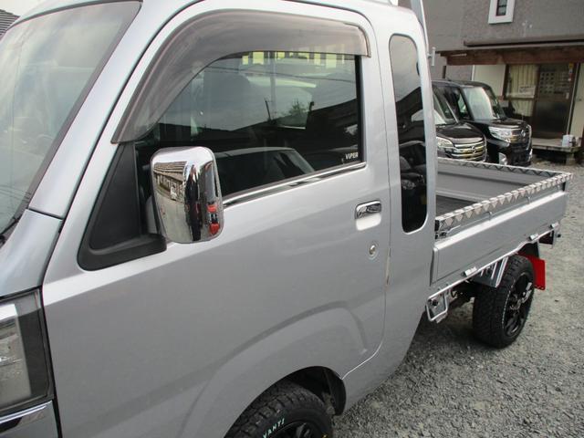 ハイゼットトラック ジャンボSAIIIt 4速AT車 運転支援システム レーンアシスト アシストブレーキ 先行車発進お知らせ機能 7インチワイドナビ&TV ブルートゥース インチアップ 社外14インチAW&新品マッドタイヤ LEDヘッドライト(15枚目)