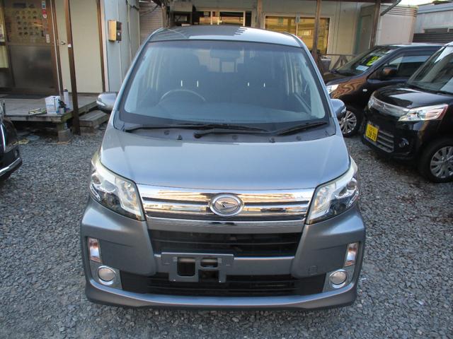 ムーヴ カスタム　ＲＳ　ツインカムインタークーラー付ターボ　ＣＶＴ　７インチワイドナビ＆フルセグテレビ　ブルートゥース付　１５インチアルミ　プッシュスタート　スマートキー　オートエアコン　ＬＥＤヘッドライト　ＥＴＣ付き（2枚目）