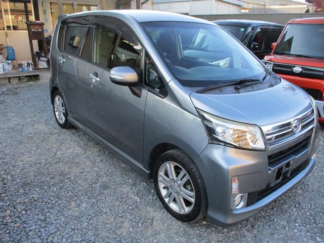 ムーヴ カスタム　ＲＳ　ツインカムインタークーラー付ターボ　ＣＶＴ　７インチワイドナビ＆フルセグテレビ　ブルートゥース付　１５インチアルミ　プッシュスタート　スマートキー　オートエアコン　ＬＥＤヘッドライト　ＥＴＣ付き（3枚目）