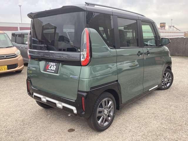 デリカミニ Ｔ　プレミアム　デジタルルームミラー　ＬＥＤランプ　クルコン　キーレスエントリー　ＡＢＳ　エアバッグ　パワステ　ベンチシート　オートエアコン　ターボ車　フロントカメラ　バックカメラ　サイドカメラ　スマートキー（2枚目）