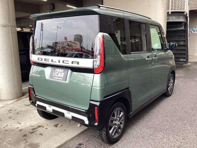 デリカミニ Ｔ　プレミアム　ハイブリッド　１０型ナビ／ＴＶ　衝突軽減装置　ターボエンジン　ナビＴＶ　寒冷地　パワステ　フルタイム４ＷＤ　エアバッグ　ＬＥＤヘッド　ＥＳＣ　サイドカメラ　クルコン　インテリキー　キーフリー　ＥＴＣ（2枚目）