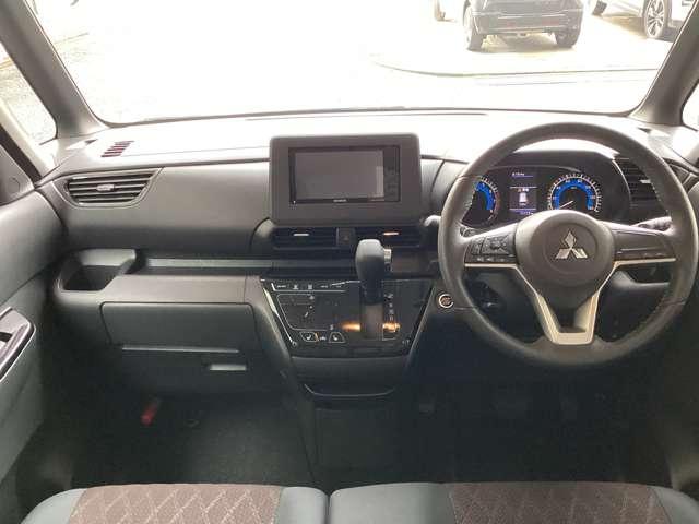 ｅＫクロススペース Ｔ　キーレスエントリー　サイドエアバッグ　プリクラ　ＡＡＣ　ｉ－ＳＴＯＰ　スマキー　ＬＥＤライト　Ｂカメラ　フルセグＴＶ　前席シートヒーター　ＥＴＣ　メモリーナビ　ターボ車　ＡＢＳ　横滑り防止　ナビＴＶ（5枚目）