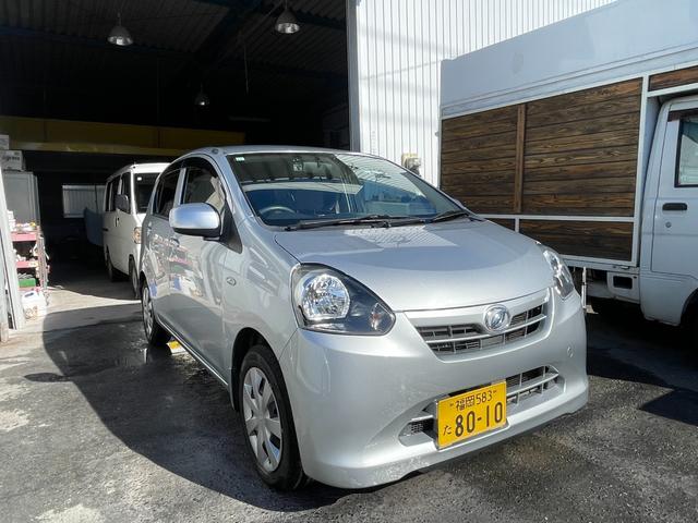 ミライース X 走行51300Km 車検令和8年11月まで アイドリングストップ ISOFIX対応 パワステ パワーウィンドウ レス ブルートゥース対応カーナビ ドラレコ ETC LEDヘッドライト(2枚目)