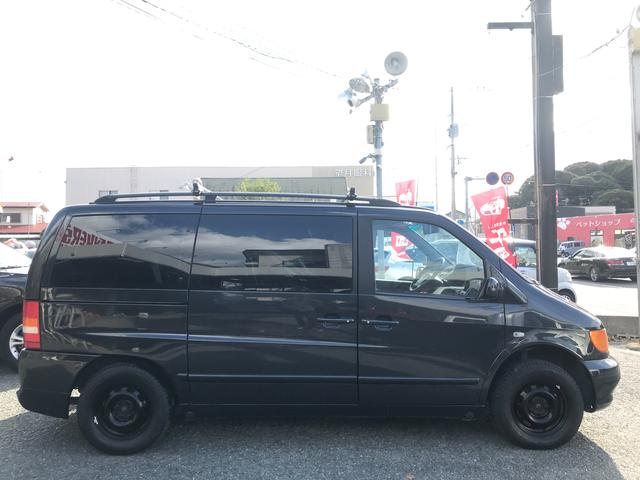 V230 最終モデル クラシックスタイル 純正スチールホイール 純正OPリアアンダーミラー 天張り張替え済 バックモニター 6人乗(8枚目)