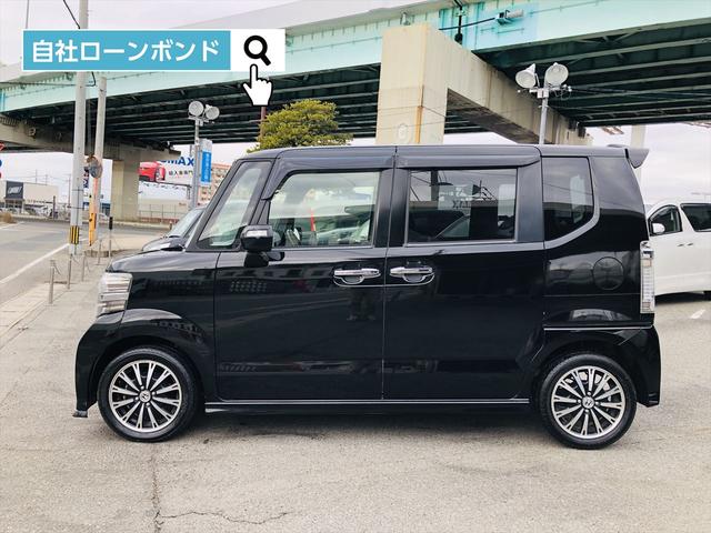 G・ターボパッケージ 禁煙車 両側パワースライドドア 社外ナビ フルセグTV DVD Bluetooth バックカメラ プッシュスタート スマートキー ステアリングリモコン HIDヘッドライト 純正15インチアルミホイール(13枚目)