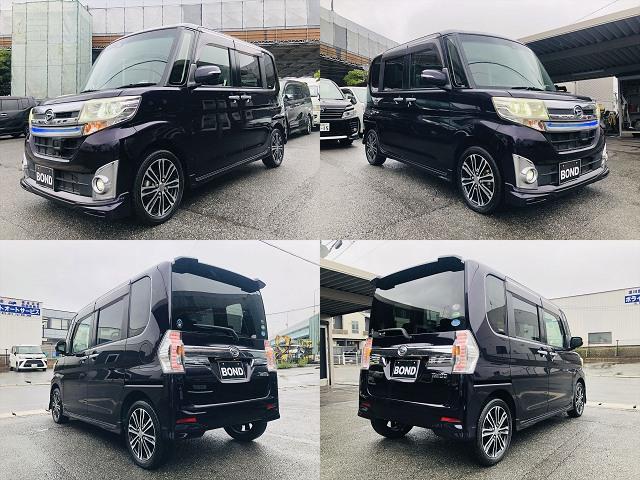 タント カスタムＲＳ　トップエディションＳＡＩＩ　両側パワースライドドア　純正ナビ　フルセグＴＶ　ＤＶＤ　Ｂｌｕｅｔｏｏｔｈ　ＥＴＣ　バックカメラ　プッシュスタート　スマートキー　キーレスエントリー　ＬＥＤヘッドライト　フォグランプ　純正１５ＡＷ（4枚目）