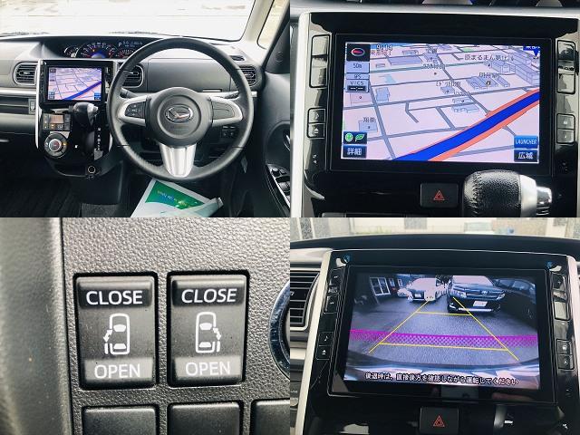 タント カスタムＲＳ　トップエディションＳＡＩＩ　両側パワースライドドア　純正ナビ　フルセグＴＶ　ＤＶＤ　Ｂｌｕｅｔｏｏｔｈ　ＥＴＣ　バックカメラ　プッシュスタート　スマートキー　キーレスエントリー　ＬＥＤヘッドライト　フォグランプ　純正１５ＡＷ（6枚目）