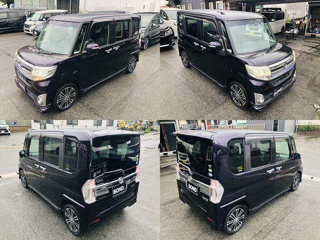 タント カスタムＲＳ　トップエディションＳＡＩＩ　両側パワースライドドア　純正ナビ　フルセグＴＶ　ＤＶＤ　Ｂｌｕｅｔｏｏｔｈ　ＥＴＣ　バックカメラ　プッシュスタート　スマートキー　キーレスエントリー　ＬＥＤヘッドライト　フォグランプ　純正１５ＡＷ（9枚目）