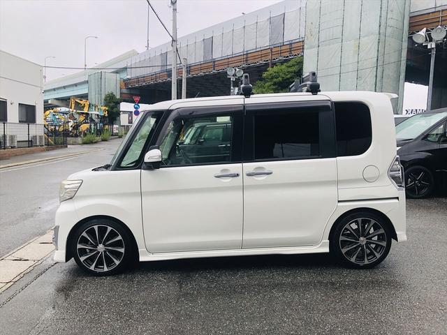 タント カスタムＲＳ　ＳＡ　社外１６インチアルミホイール　ローダウン　ルーフキャリアー　両側パワースライドドア　社外ナビ　フルセグＴＶ　ＤＶＤ　Ｂｌｕｅｔｏｏｔｈ　ＥＴＣ　バックカメラ　プッシュスタート　スマートキー（14枚目）