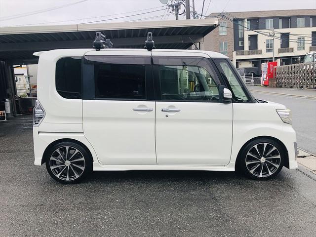 タント カスタムＲＳ　ＳＡ　社外１６インチアルミホイール　ローダウン　ルーフキャリアー　両側パワースライドドア　社外ナビ　フルセグＴＶ　ＤＶＤ　Ｂｌｕｅｔｏｏｔｈ　ＥＴＣ　バックカメラ　プッシュスタート　スマートキー（15枚目）