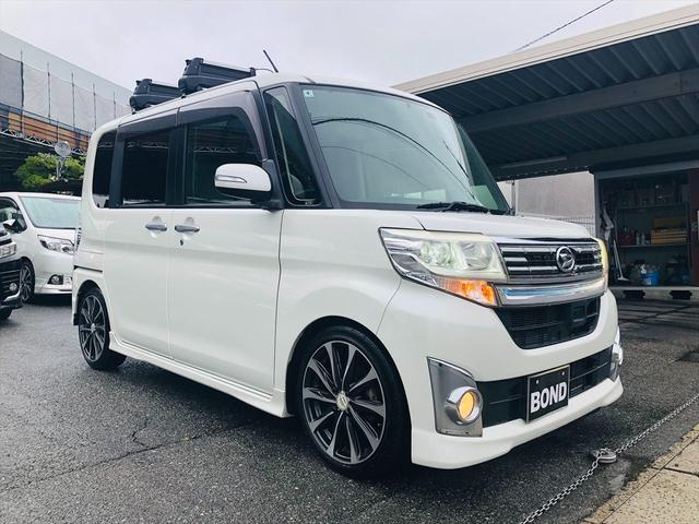 タント カスタムＲＳ　ＳＡ　社外１６インチアルミホイール　ローダウン　ルーフキャリアー　両側パワースライドドア　社外ナビ　フルセグＴＶ　ＤＶＤ　Ｂｌｕｅｔｏｏｔｈ　ＥＴＣ　バックカメラ　プッシュスタート　スマートキー（73枚目）