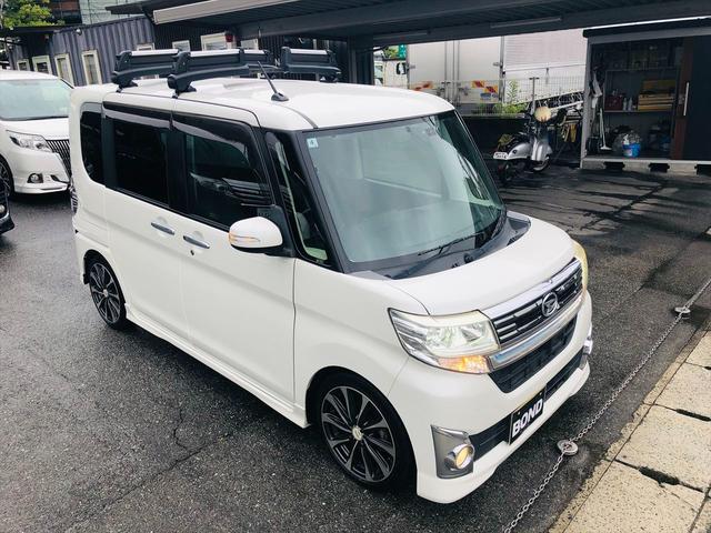 タント カスタムＲＳ　ＳＡ　社外１６インチアルミホイール　ローダウン　ルーフキャリアー　両側パワースライドドア　社外ナビ　フルセグＴＶ　ＤＶＤ　Ｂｌｕｅｔｏｏｔｈ　ＥＴＣ　バックカメラ　プッシュスタート　スマートキー（79枚目）