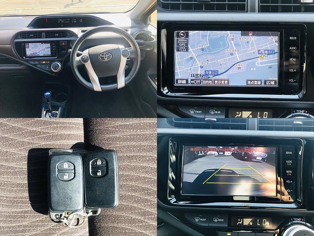 アクア Ｇ　モデリスタフルエアロ　社外１５インチアルミホイール　純正ナビ　フルセグＴＶ　ＤＶＤ　Ｂｌｕｅｔｏｏｔｈ　ＥＴＣ　バックカメラ　プッシュスタート　スマートキー　ＨＩＤヘッドライト　フォグランプ（7枚目）