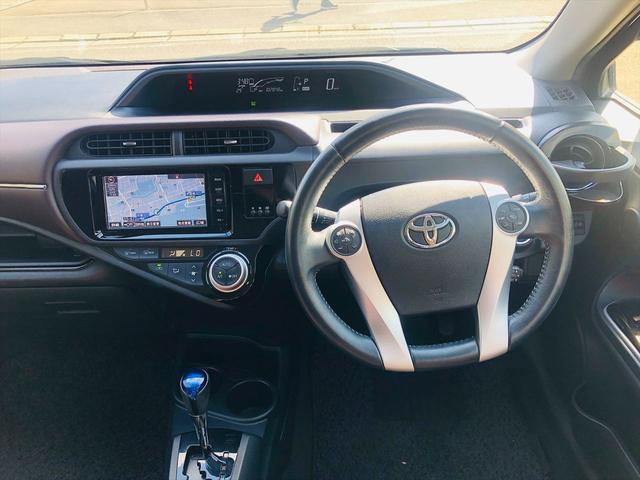 アクア Ｇ　モデリスタフルエアロ　社外１５インチアルミホイール　純正ナビ　フルセグＴＶ　ＤＶＤ　Ｂｌｕｅｔｏｏｔｈ　ＥＴＣ　バックカメラ　プッシュスタート　スマートキー　ＨＩＤヘッドライト　フォグランプ（46枚目）