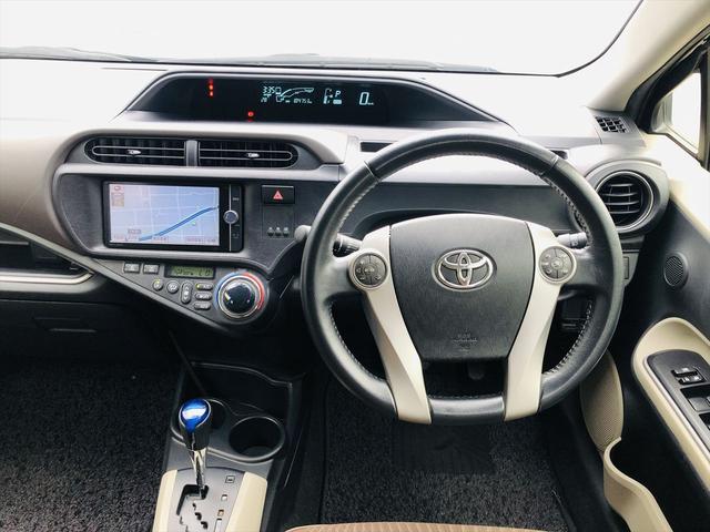 アクア Ｇ　モデリスタエアロ　純正ナビ　フルセグＴＶ　ＤＶＤ　Ｂｌｕｅｔｏｏｔｈ　ＥＴＣ　バックカメラ　プッシュスタート　スマートキー　キーレスエントリー　シャークアンテナ　ＬＥＤヘッドライト　フォグランプ（16枚目）