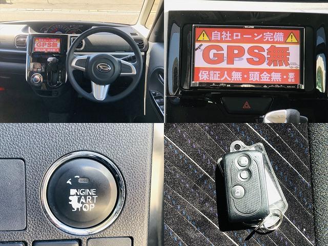 タント カスタムＸ　ＳＡ　パワースライドドア　社外ナビ　フルセグＴＶ　ＤＶＤ　ＥＴＣ　プッシュスタート　スマートキー　キーレスエントリー　ＬＥＤヘッドライト　フォグランプ　純正１４インチアルミホイール　ベンチシート（7枚目）
