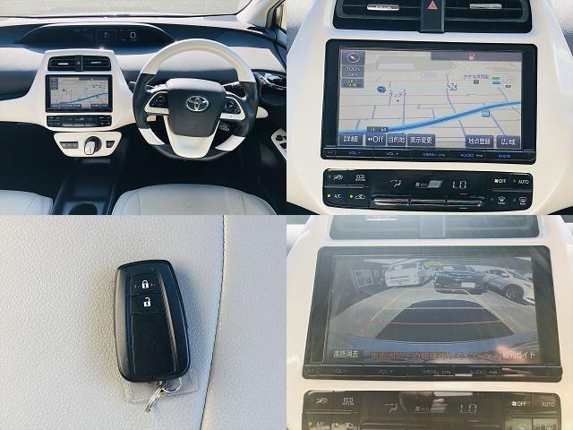 プリウス Ｓ　モデリスタエアロ　社外１７インチアルミホイール　純正ナビ　フルセグＴＶ　ＤＶＤ　Ｂｌｕｅｔｏｏｔｈ　ＥＴＣ　バックカメラ　プッシュスタート　スマートキー　ＬＥＤヘッドライト　フォグランプ（7枚目）