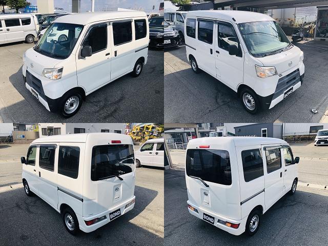 ハイゼットカーゴ スペシャルＳＡＩＩＩ　ハイルーフ　障害物センサー　レーンキープアシスト　衝突軽減ブレーキ　横滑り防止装置　両側スライドドア　純正ラジオ　アイドリングストップ　フルフラットシート　パワーステアリング　運転席・助手席エアバック（9枚目）