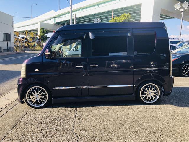 エブリイワゴン ＰＺターボスペシャル　ハイルーフ　ローダウン　社外エアロ　社外１６ＡＷ　後席モニター　両側パワースライドドア　社外ナビ　ＤＶＤ　Ｂｌｕｅｔｏｏｔｈ　ＥＴＣ　バックカメラ　キーレスエントリー　フルフラットシート（14枚目）