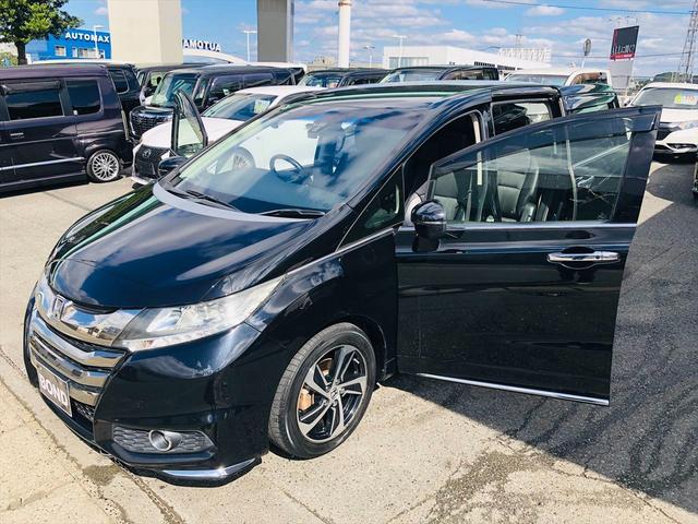 オデッセイ アブソルート 両側パワースライドドア 前後ドライブレコーダー 純正ナビ DVD Bluetooth ETC バックカメラ 3列シート プッシュスタート スマートキー LEDヘッドライト フォグランプ 純正17AW(37枚目)