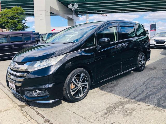 オデッセイ アブソルート 両側パワースライドドア 前後ドライブレコーダー 純正ナビ DVD Bluetooth ETC バックカメラ 3列シート プッシュスタート スマートキー LEDヘッドライト フォグランプ 純正17AW(39枚目)