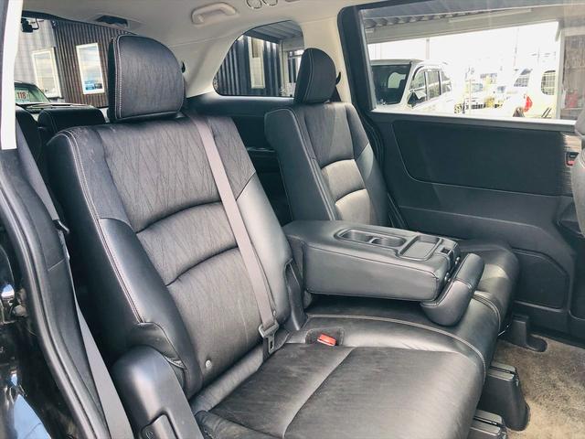 オデッセイ アブソルート 両側パワースライドドア 前後ドライブレコーダー 純正ナビ DVD Bluetooth ETC バックカメラ 3列シート プッシュスタート スマートキー LEDヘッドライト フォグランプ 純正17AW(65枚目)