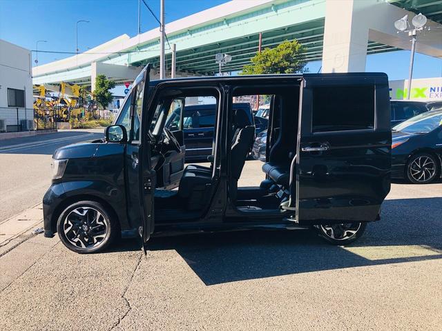 N-BOXカスタム G・EXターボホンダセンシング ホンダセンシング 両側パワースライドドア 前後ドライブレコーダー 純正ナビ フルセグTV DVD Bluetooth ETC バックカメラ プッシュスタート スマートキー LEDヘッドライト(31枚目)