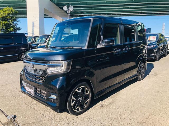 N-BOXカスタム G・EXターボホンダセンシング ホンダセンシング 両側パワースライドドア 前後ドライブレコーダー 純正ナビ フルセグTV DVD Bluetooth ETC バックカメラ プッシュスタート スマートキー LEDヘッドライト(38枚目)