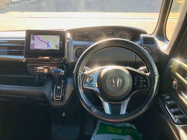 N-BOXカスタム G・EXターボホンダセンシング ホンダセンシング 両側パワースライドドア 前後ドライブレコーダー 純正ナビ フルセグTV DVD Bluetooth ETC バックカメラ プッシュスタート スマートキー LEDヘッドライト(50枚目)