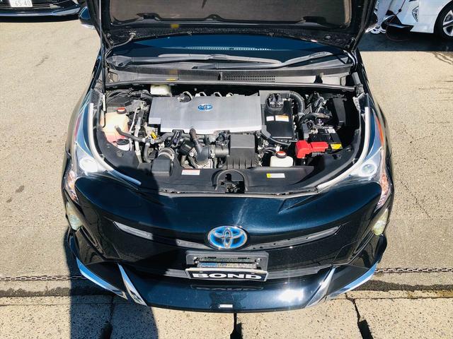 プリウス S モデリスタエアロ 車高調 社外18インチアルミホイール 純正ナビ フルセグTV DVD ETC バックカメラ プッシュスタート スマートキー LEDヘッドライト フォグランプ シャークアンテナ(70枚目)