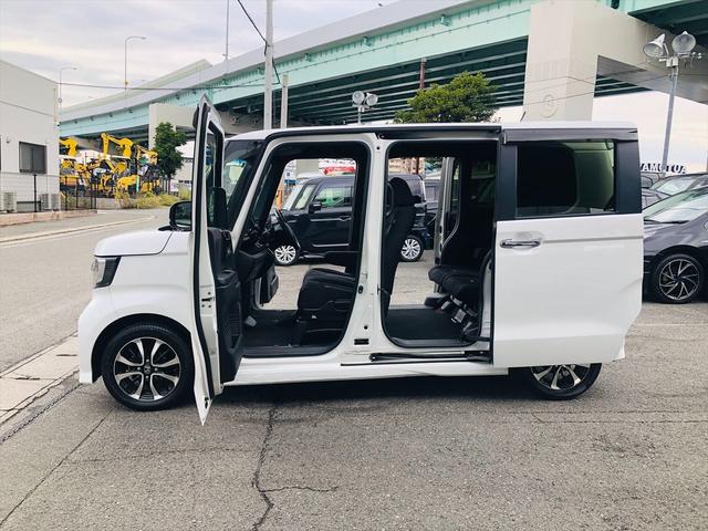 N-BOX G・Lホンダセンシング パワースライドドア 純正9インチナビ ブルセグTV DVD Bluetooth ETC バックカメラ プッシュスタート スマートキー キーレスエントリー LEDヘッドライト フォグランプ 純正14AW(36枚目)