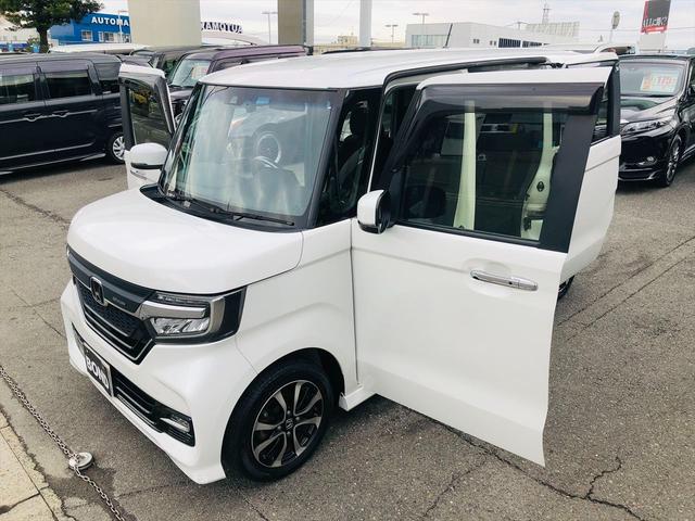 N-BOX G・Lホンダセンシング パワースライドドア 純正9インチナビ ブルセグTV DVD Bluetooth ETC バックカメラ プッシュスタート スマートキー キーレスエントリー LEDヘッドライト フォグランプ 純正14AW(37枚目)