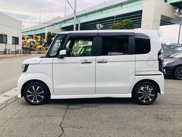 N-BOX G・Lホンダセンシング パワースライドドア 純正9インチナビ ブルセグTV DVD Bluetooth ETC バックカメラ プッシュスタート スマートキー キーレスエントリー LEDヘッドライト フォグランプ 純正14AW(40枚目)