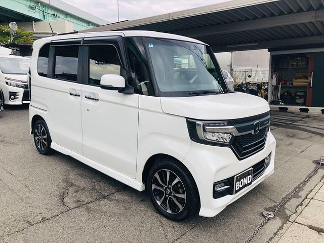 N-BOX G・Lホンダセンシング パワースライドドア 純正9インチナビ ブルセグTV DVD Bluetooth ETC バックカメラ プッシュスタート スマートキー キーレスエントリー LEDヘッドライト フォグランプ 純正14AW(48枚目)