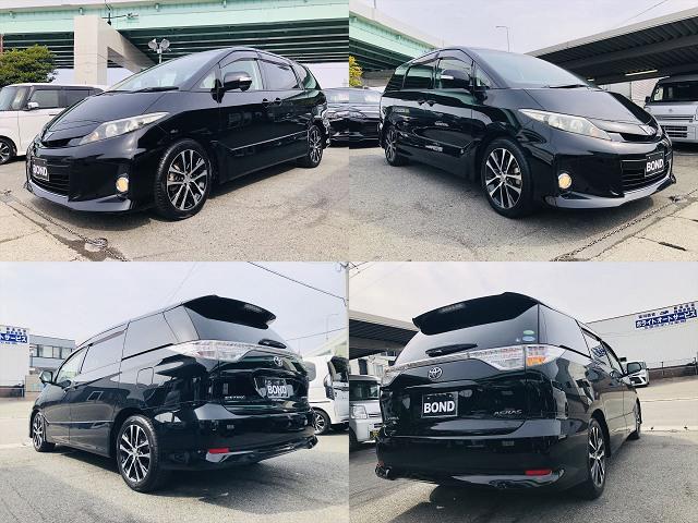 エスティマ アエラス　後席モニター　両側パワースライドドア　純正ＨＤＤナビ　フルセグＴＶ　ＤＶＤ　Ｂｌｕｅｔｏｏｔｈ　ＥＴＣ　バックカメラ　プッシュスタート　スマートキー　オットマン　ＨＩＤヘッドライト　純正１８ＡＷ（4枚目）