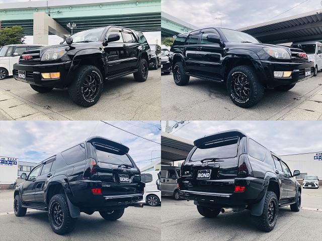 ハイラックスサーフ SSR-X リフトアップ 社外17インチアルミホイール 社外ナビ DVD ETC バックカメラ キーレスエントリー 電動格納ミラー 社外HIDヘッドライト フォグランプ 盗難防止システム 衝突安全ボディ(5枚目)