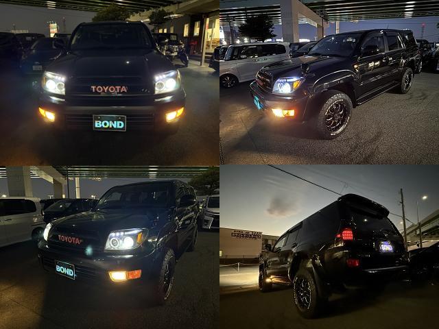 ハイラックスサーフ SSR-X リフトアップ 社外17インチアルミホイール 社外ナビ DVD ETC バックカメラ キーレスエントリー 電動格納ミラー 社外HIDヘッドライト フォグランプ 盗難防止システム 衝突安全ボディ(6枚目)