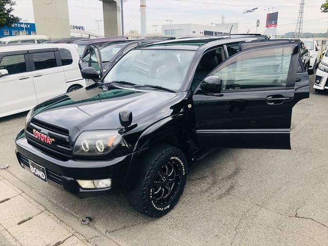 ハイラックスサーフ SSR-X リフトアップ 社外17インチアルミホイール 社外ナビ DVD ETC バックカメラ キーレスエントリー 電動格納ミラー 社外HIDヘッドライト フォグランプ 盗難防止システム 衝突安全ボディ(37枚目)