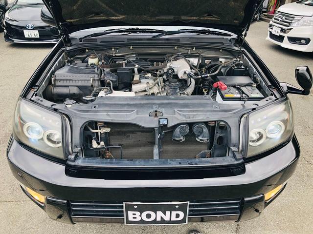 ハイラックスサーフ SSR-X リフトアップ 社外17インチアルミホイール 社外ナビ DVD ETC バックカメラ キーレスエントリー 電動格納ミラー 社外HIDヘッドライト フォグランプ 盗難防止システム 衝突安全ボディ(66枚目)