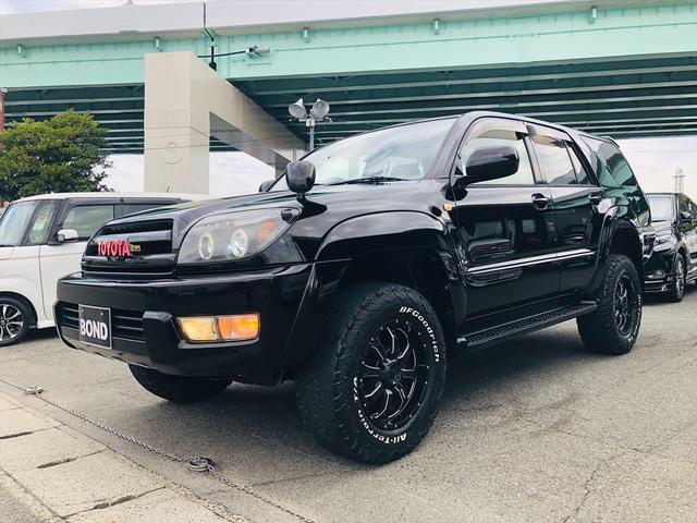 ハイラックスサーフ SSR-X リフトアップ 社外17インチアルミホイール 社外ナビ DVD ETC バックカメラ キーレスエントリー 電動格納ミラー 社外HIDヘッドライト フォグランプ 盗難防止システム 衝突安全ボディ(74枚目)