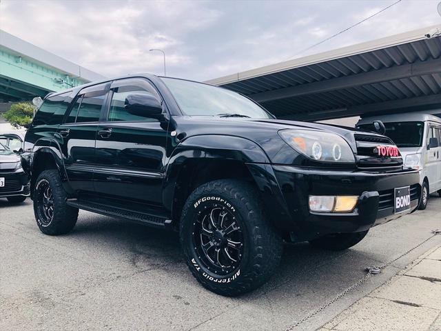 ハイラックスサーフ SSR-X リフトアップ 社外17インチアルミホイール 社外ナビ DVD ETC バックカメラ キーレスエントリー 電動格納ミラー 社外HIDヘッドライト フォグランプ 盗難防止システム 衝突安全ボディ(76枚目)