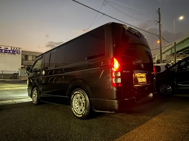 ハイエースバン ロングスーパーＧＬ　２型　ローダウン　社外１５インチアルミホイール　両側スライドドア　社外オーディオ　ＣＤ　ＥＴＣ　キーレスエントリー　電動格納ミラー　ＡＣ１００Ｖ　ＬＥＤヘッドライト　フォグランプ　簡易ベット（34枚目）