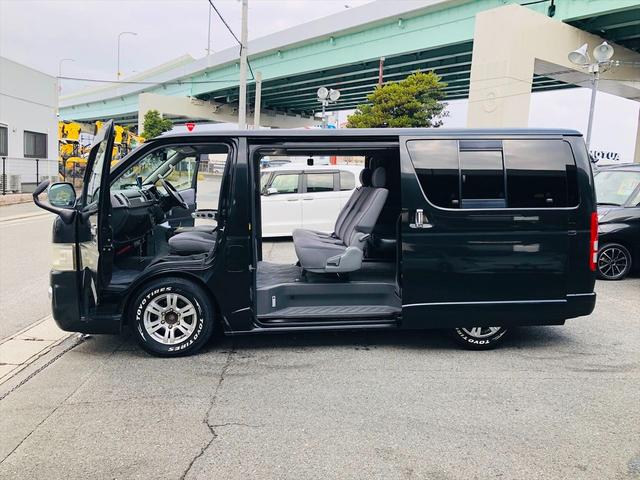 ハイエースバン ロングスーパーＧＬ　２型　ローダウン　社外１５インチアルミホイール　両側スライドドア　社外オーディオ　ＣＤ　ＥＴＣ　キーレスエントリー　電動格納ミラー　ＡＣ１００Ｖ　ＬＥＤヘッドライト　フォグランプ　簡易ベット（36枚目）