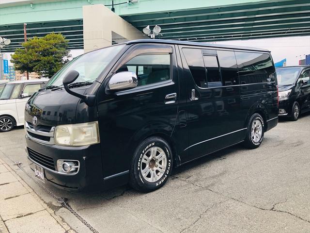 ハイエースバン ロングスーパーＧＬ　２型　ローダウン　社外１５インチアルミホイール　両側スライドドア　社外オーディオ　ＣＤ　ＥＴＣ　キーレスエントリー　電動格納ミラー　ＡＣ１００Ｖ　ＬＥＤヘッドライト　フォグランプ　簡易ベット（39枚目）