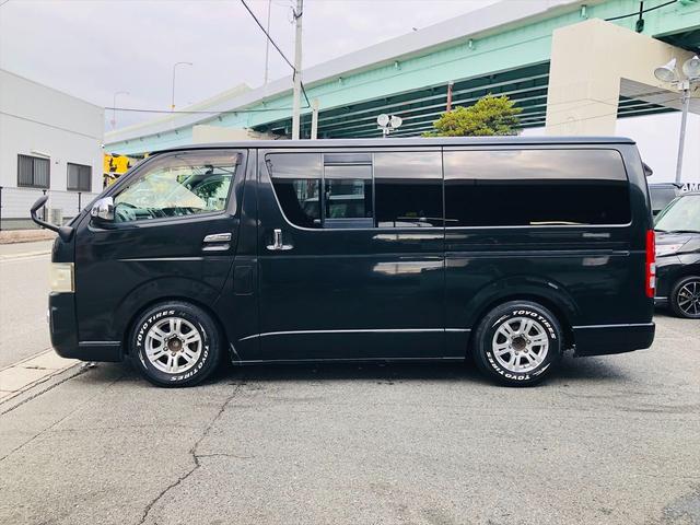 ハイエースバン ロングスーパーＧＬ　２型　ローダウン　社外１５インチアルミホイール　両側スライドドア　社外オーディオ　ＣＤ　ＥＴＣ　キーレスエントリー　電動格納ミラー　ＡＣ１００Ｖ　ＬＥＤヘッドライト　フォグランプ　簡易ベット（40枚目）