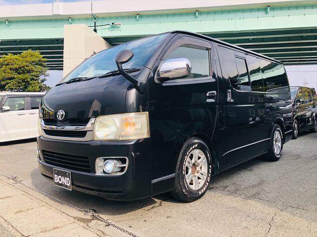 ハイエースバン ロングスーパーＧＬ　２型　ローダウン　社外１５インチアルミホイール　両側スライドドア　社外オーディオ　ＣＤ　ＥＴＣ　キーレスエントリー　電動格納ミラー　ＡＣ１００Ｖ　ＬＥＤヘッドライト　フォグランプ　簡易ベット（73枚目）