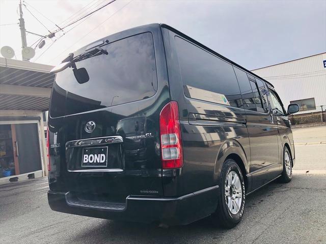 ハイエースバン ロングスーパーＧＬ　２型　ローダウン　社外１５インチアルミホイール　両側スライドドア　社外オーディオ　ＣＤ　ＥＴＣ　キーレスエントリー　電動格納ミラー　ＡＣ１００Ｖ　ＬＥＤヘッドライト　フォグランプ　簡易ベット（77枚目）