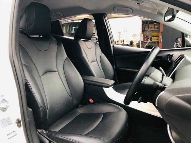 プリウス Aツーリングセレクション TRDエアロ ローダウン 社外18インチアルミホイール 社外ナビ フルセグTV DVD ETC バックカメラ プッシュスタート スマートキー シートヒーター ドライブレコーダー LEDヘッドライト(59枚目)